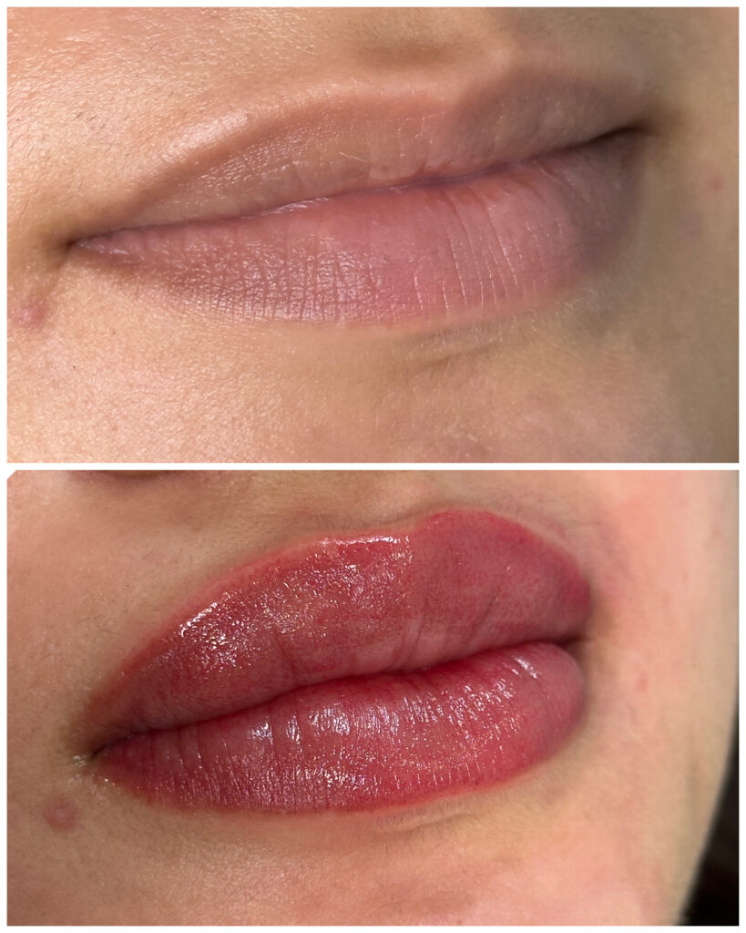 Lip blush - permanent makeup